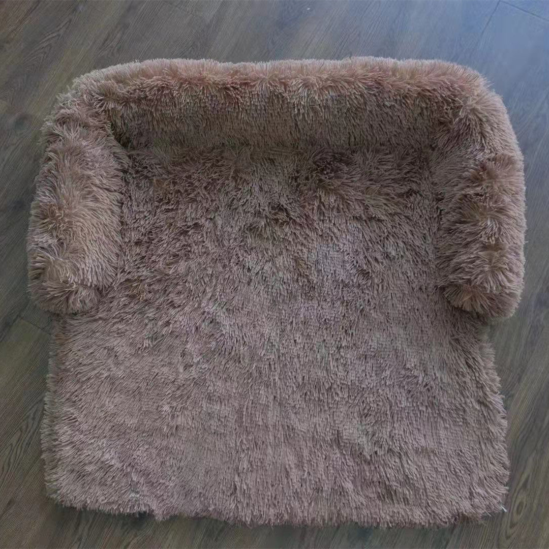 Pet Sofa with Blanket Cushion