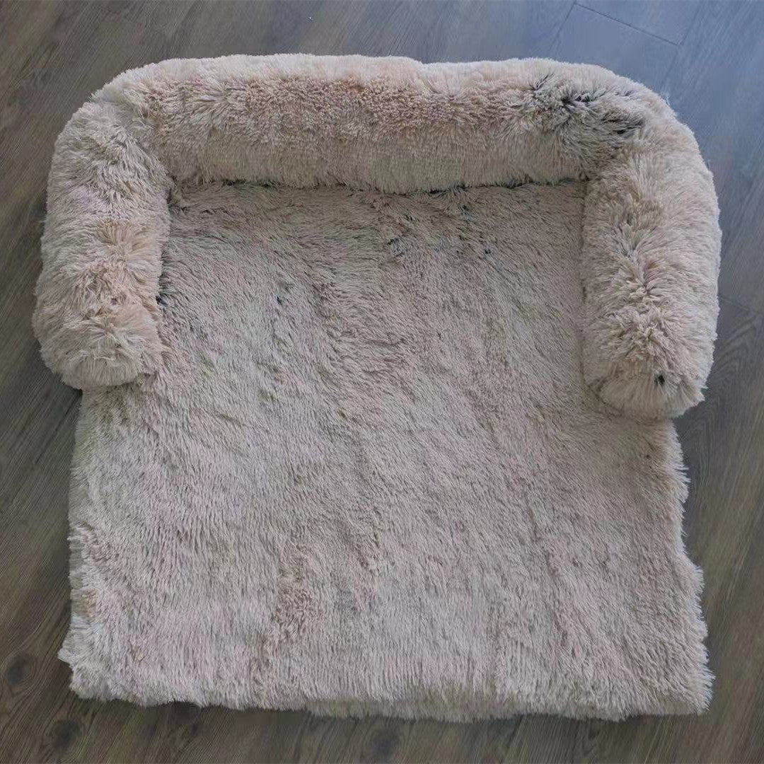 Pet Sofa with Blanket Cushion