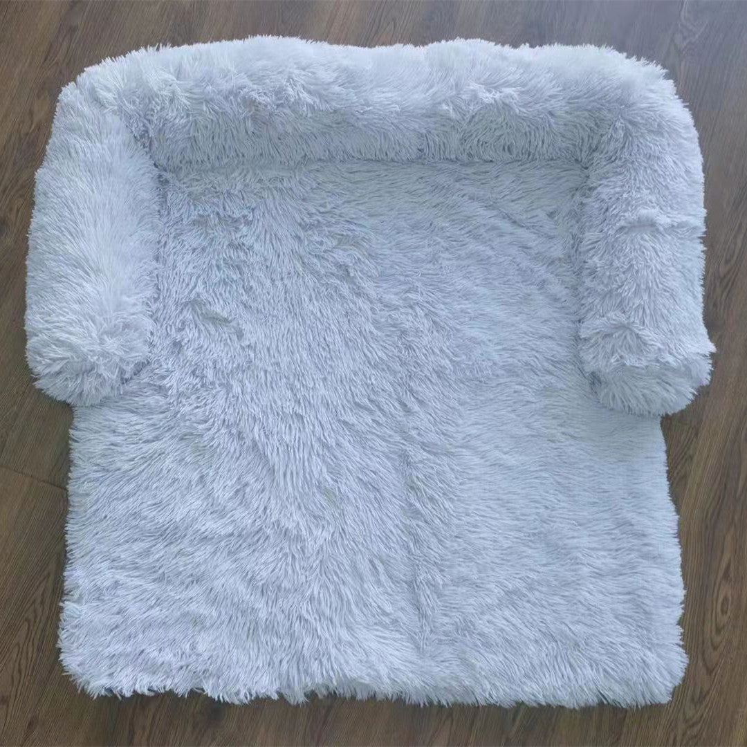 Pet Sofa with Blanket Cushion