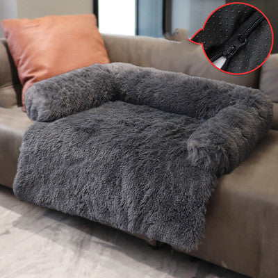 Pet Sofa with Blanket Cushion