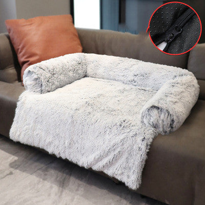 Pet Sofa with Blanket Cushion