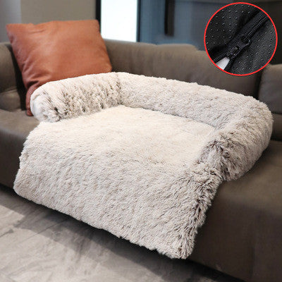 Pet Sofa with Blanket Cushion